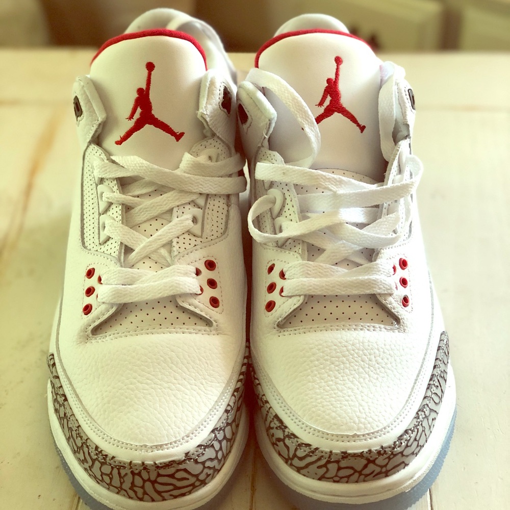 Nike Air Jordan 3 white cement 2018